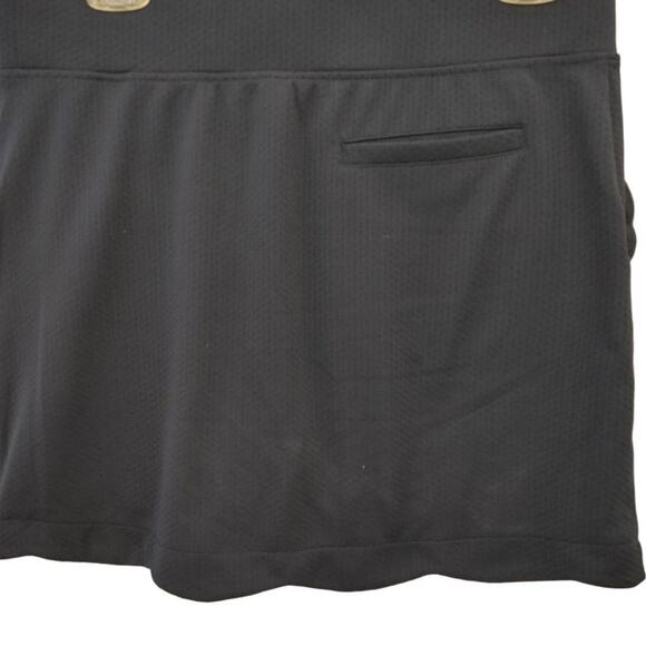 Pebble Beach Dry Luxe Performance Golf Skirt Built In Short Navy Blue Medium - Picture 3 of 6